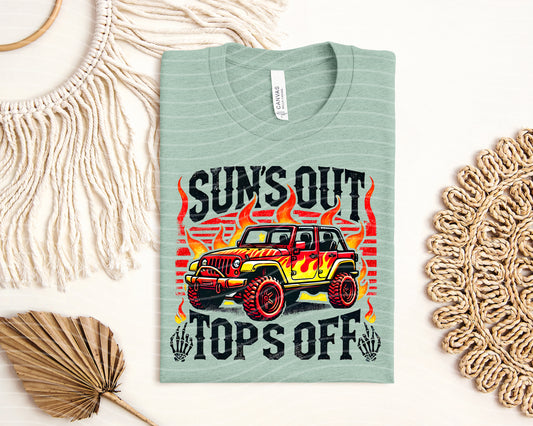 Suns Out Tops Off Graphic Tee