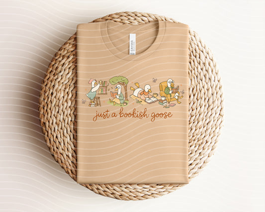 Just a Bookish Goose Graphic Tee