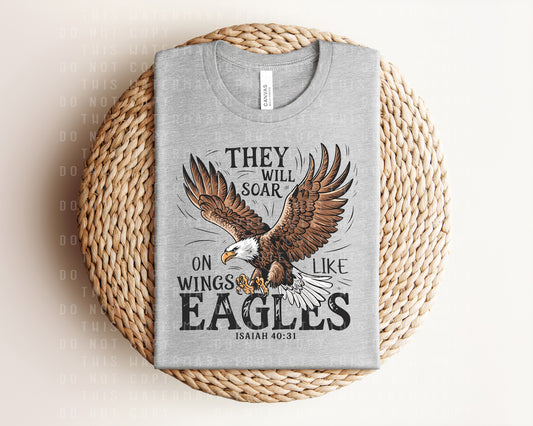 They Will Soar on Wings Like Eagles Graphic Tee