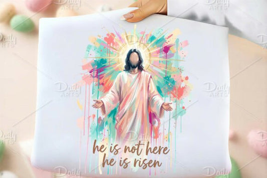 He is Not Here He is Risen Graphic Tee