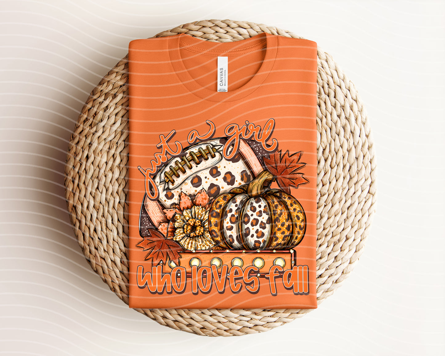 Just a Girl Who Loves Fall Graphic Tee