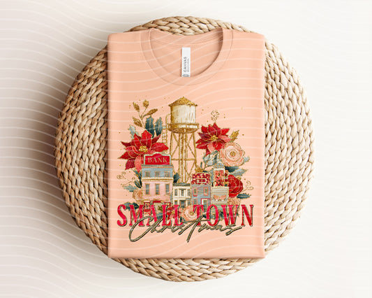 Small Town Christmas Graphic Tee