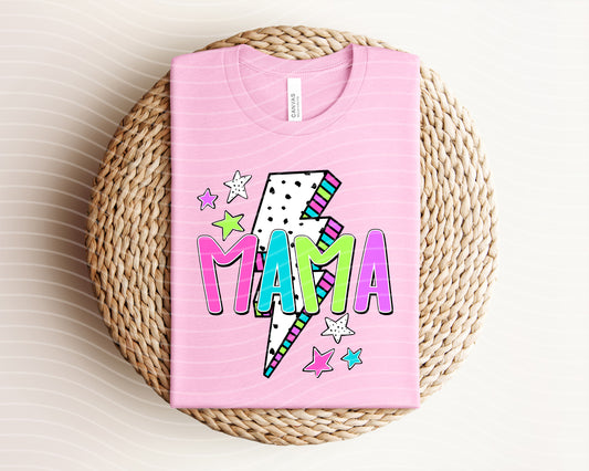 Mama Lightning Graphic Tee