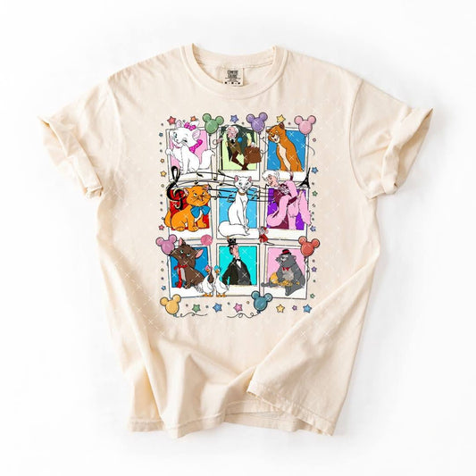 Cats Polaroid Graphic Tee