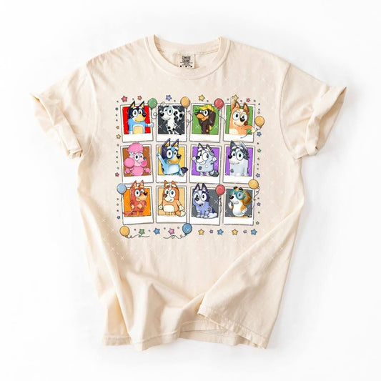 Blue Polaroid Graphic Tee