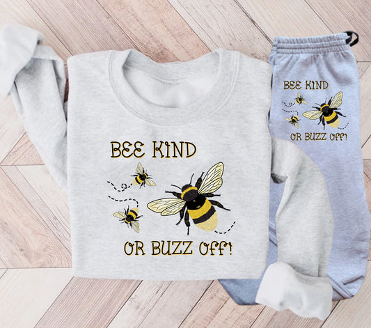 Bee Kind Or Buzz Off Jogger