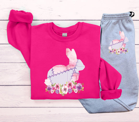 Patchwork Bunny Graphic Tee Graphic Tee