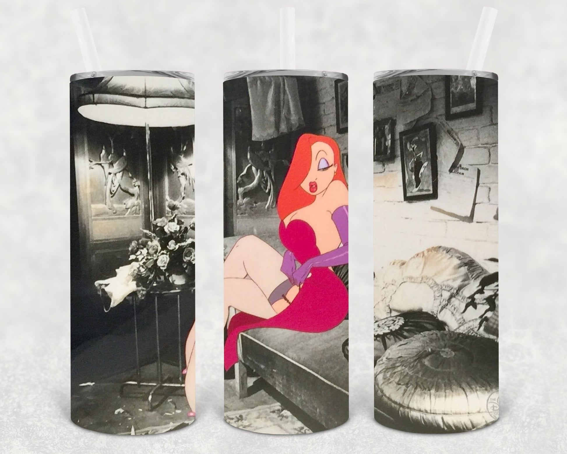 Jessica Rabbit 20 Oz Skinny Tumbler