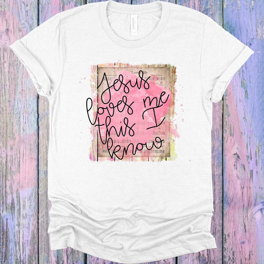 Jesus Loves Me This I Know Graphic Tee Graphic Tee