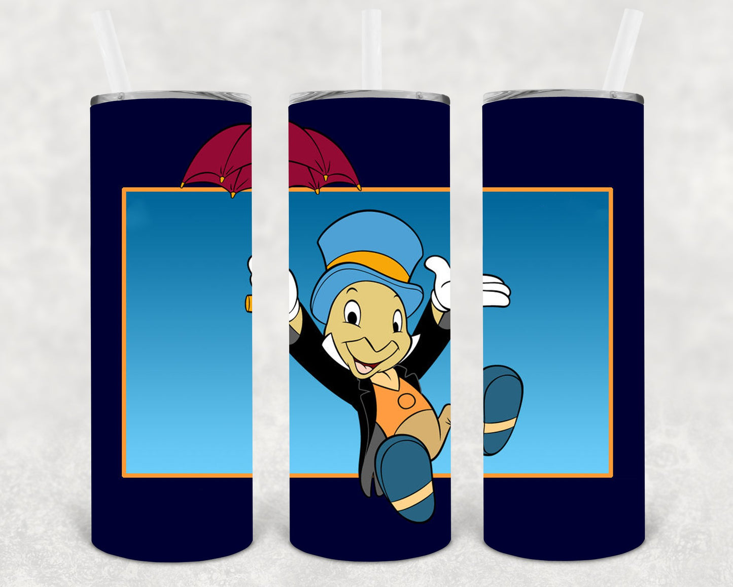 Jiminy Cricket 20 Oz Skinny Tumbler