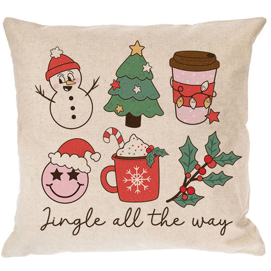 Jingle All The Way Canvas Pillow Cover