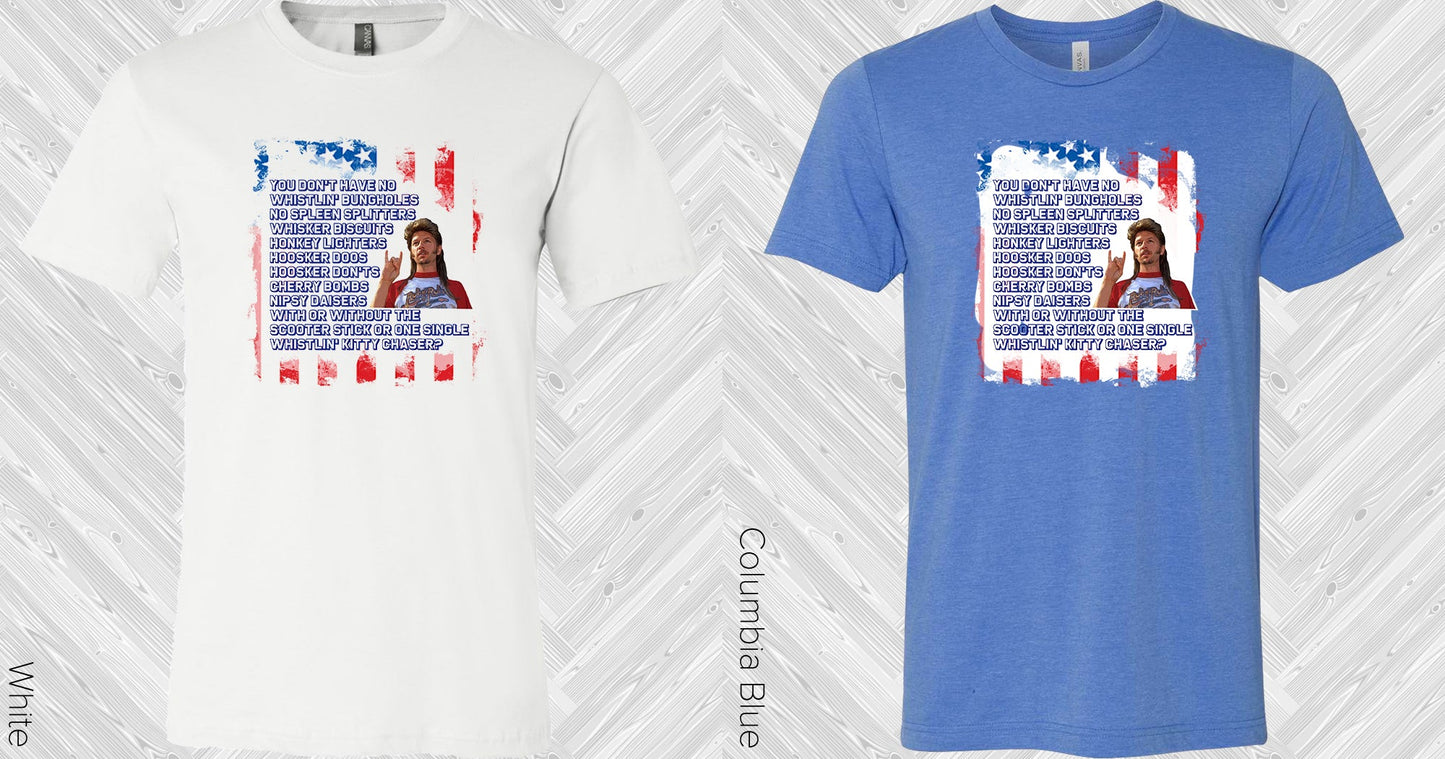 Joe Dirt Fireworks Graphic Tee Graphic Tee