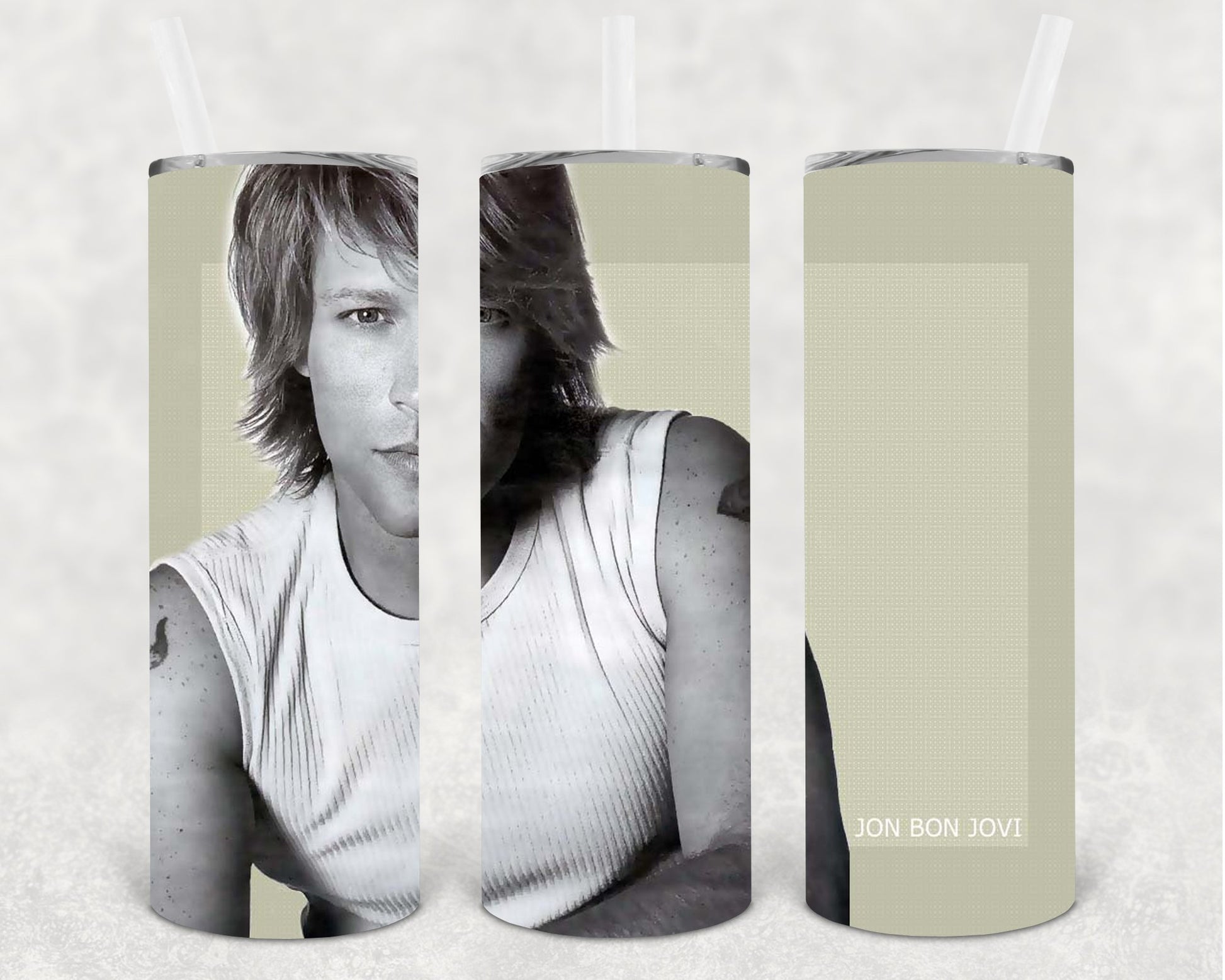 Jon Bon Jovi 20 Oz Skinny Tumbler