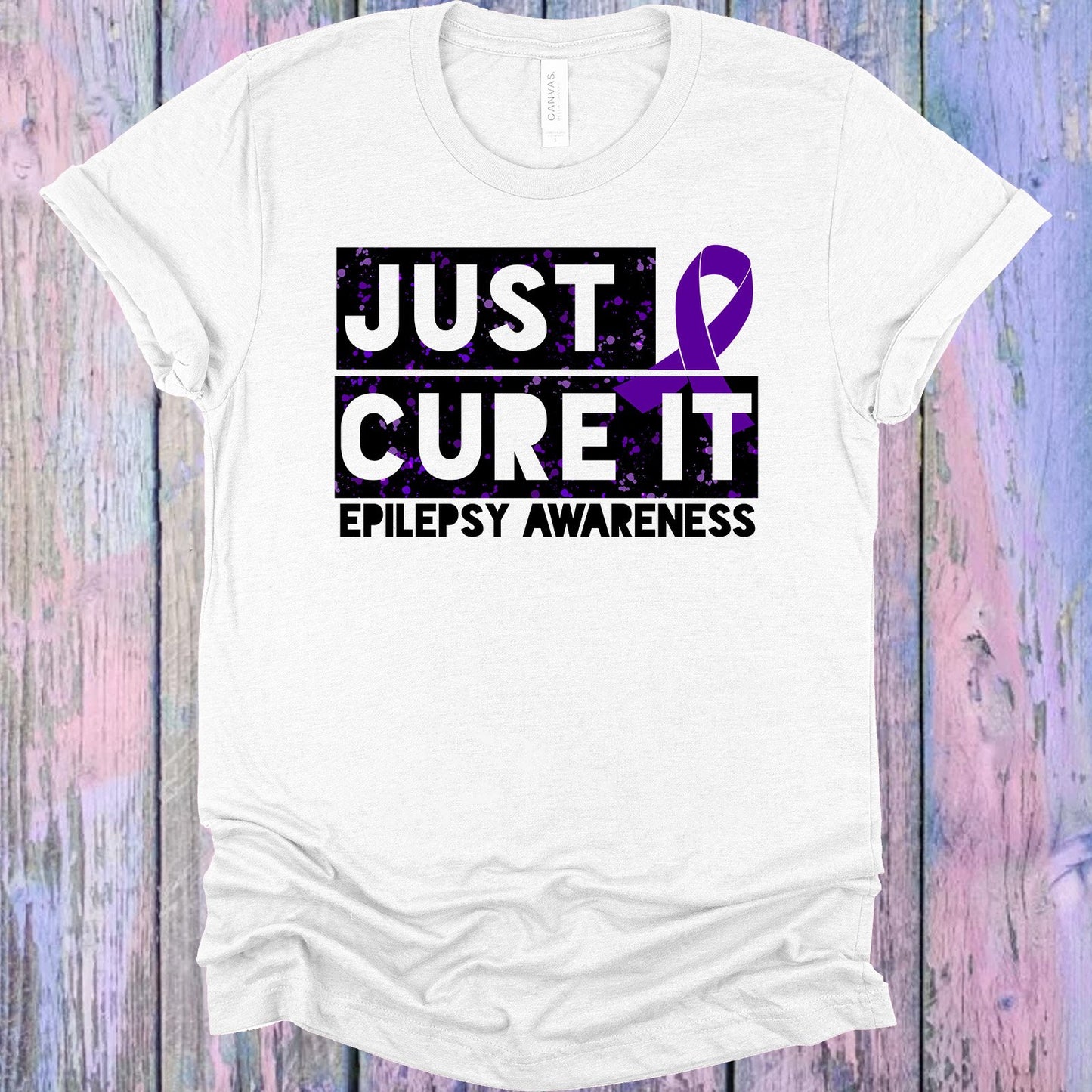 Just Cure It Epilepsy Awareness Graphic Tee Graphic Tee