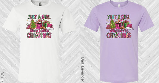Just A Girl Who Loves Christmas Graphic Tee Graphic Tee