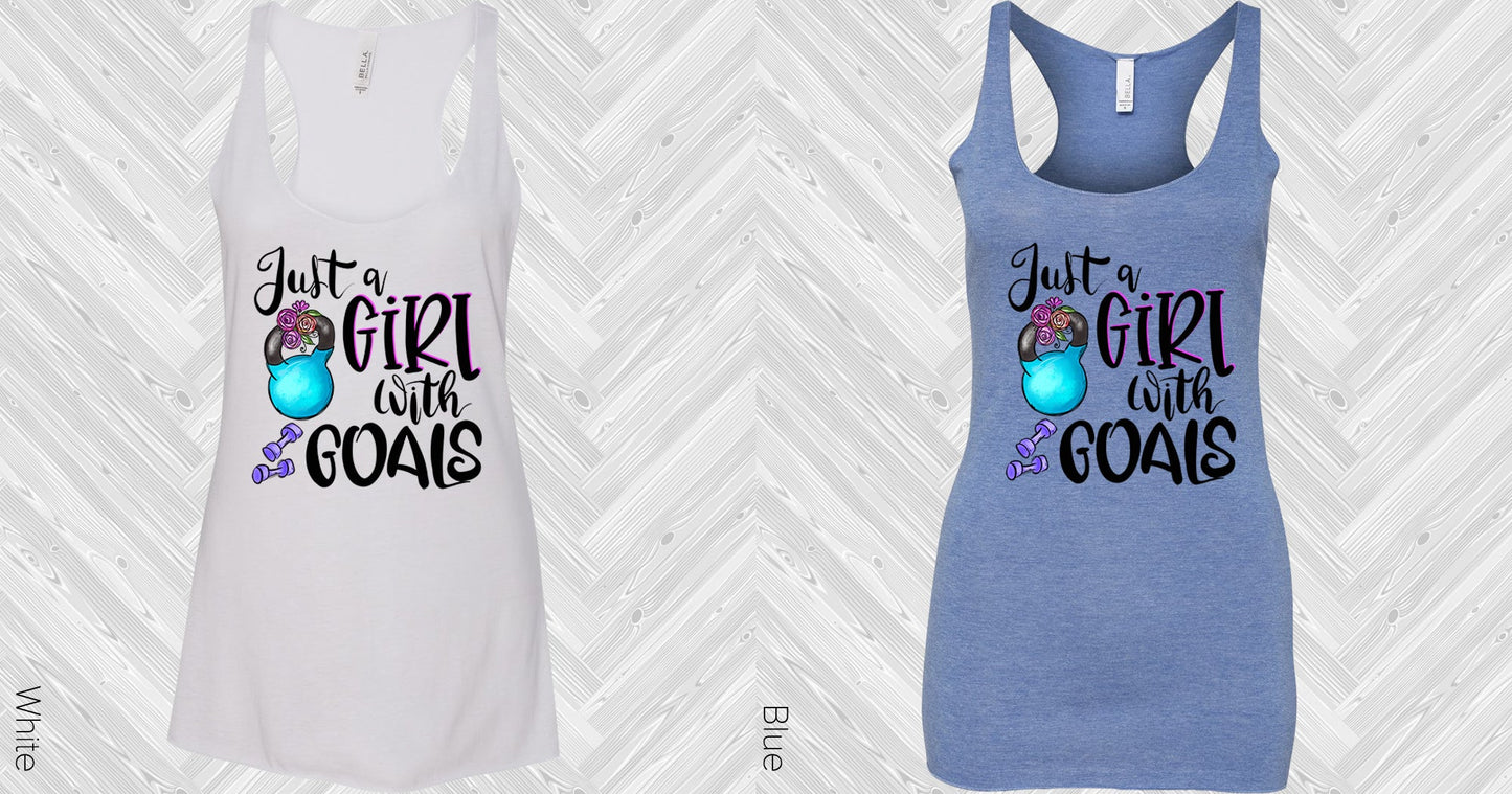 Just A Girl With Goals Graphic Tee Graphic Tee