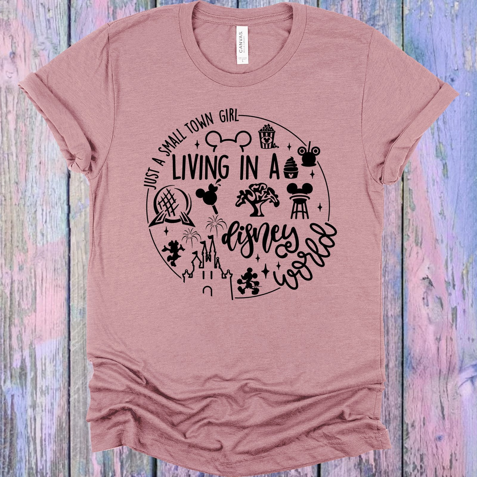 Just A Small Town Girl Living In Disney World Graphic Tee Graphic Tee