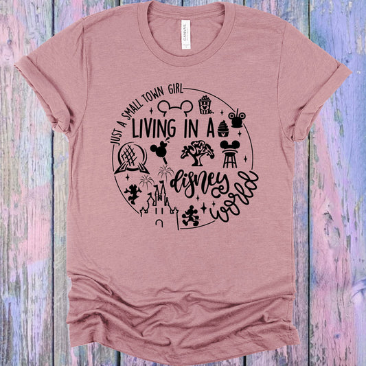 Just A Small Town Girl Living In Disney World Graphic Tee Graphic Tee