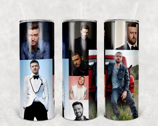 Justin Timberlake 20 Oz Skinny Tumbler