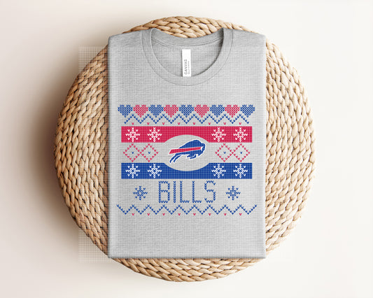 Bills Ugly Sweater Graphic Tee