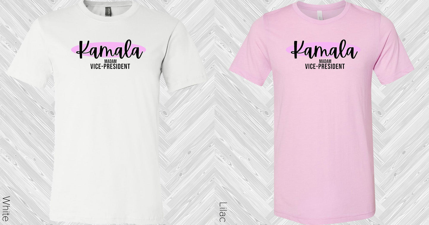 Kamala Madam Vice President Graphic Tee Graphic Tee