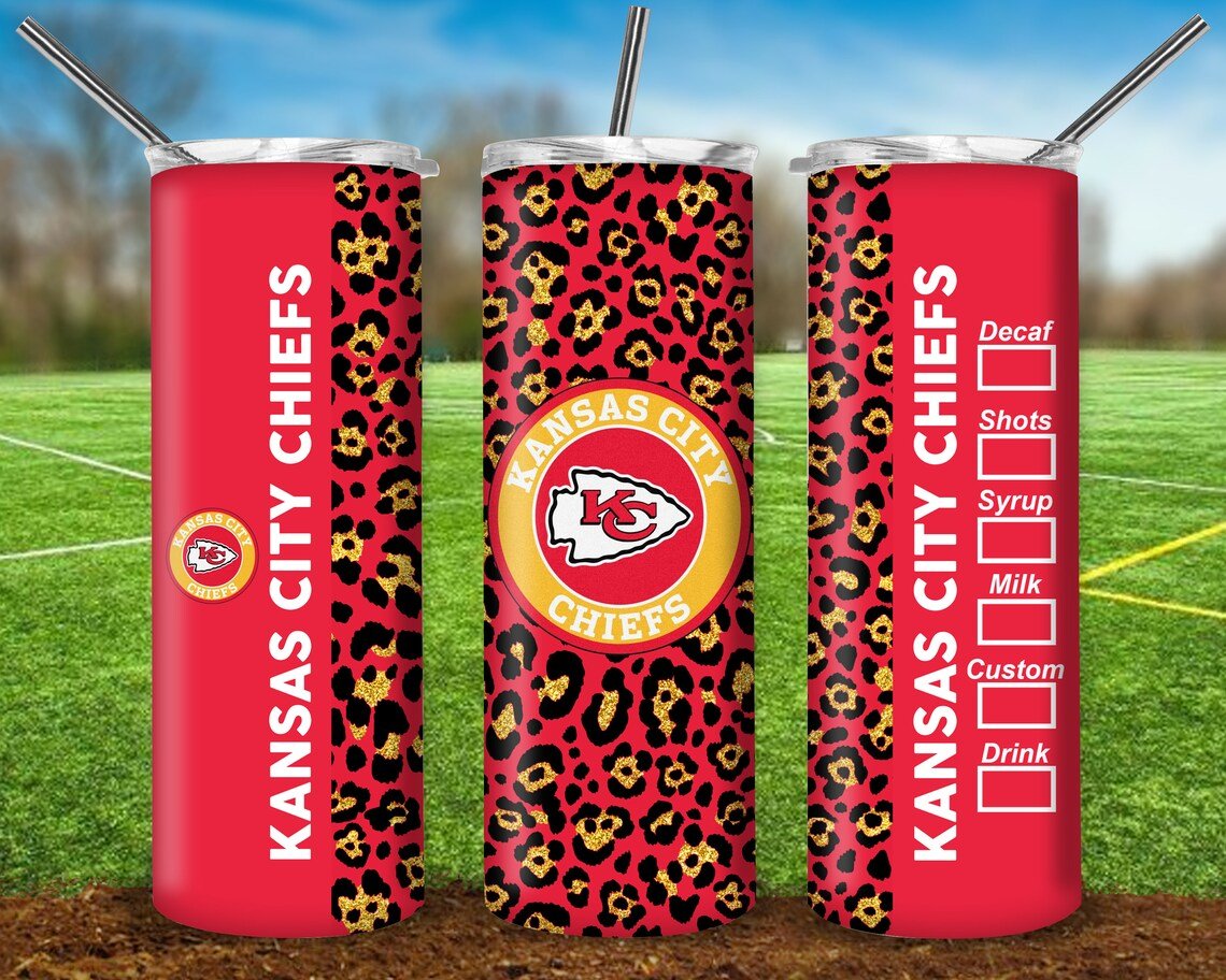 Kansas City Chiefs 20 Oz Skinny Tumbler