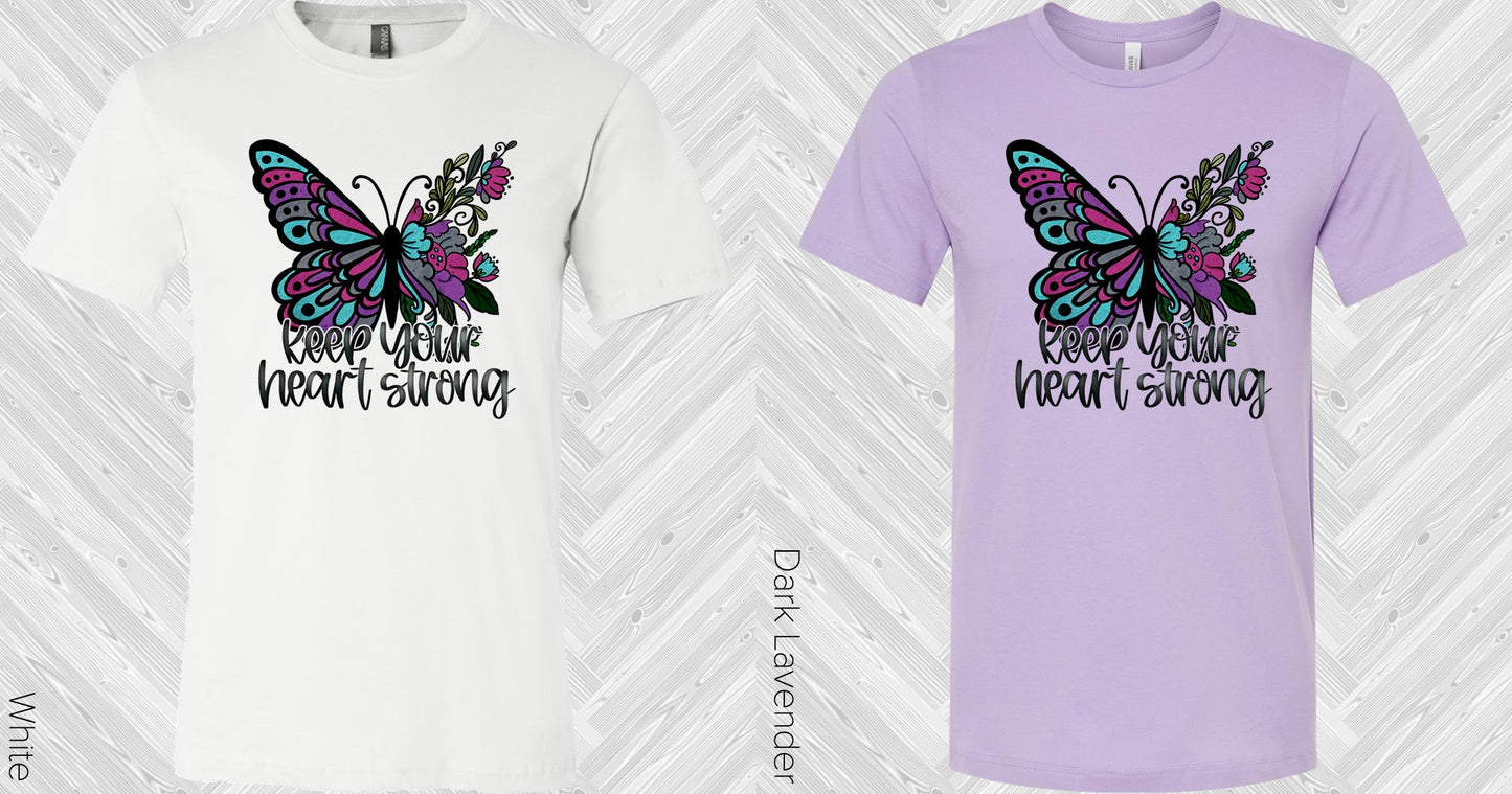 Keep Your Heart Strong Graphic Tee Graphic Tee
