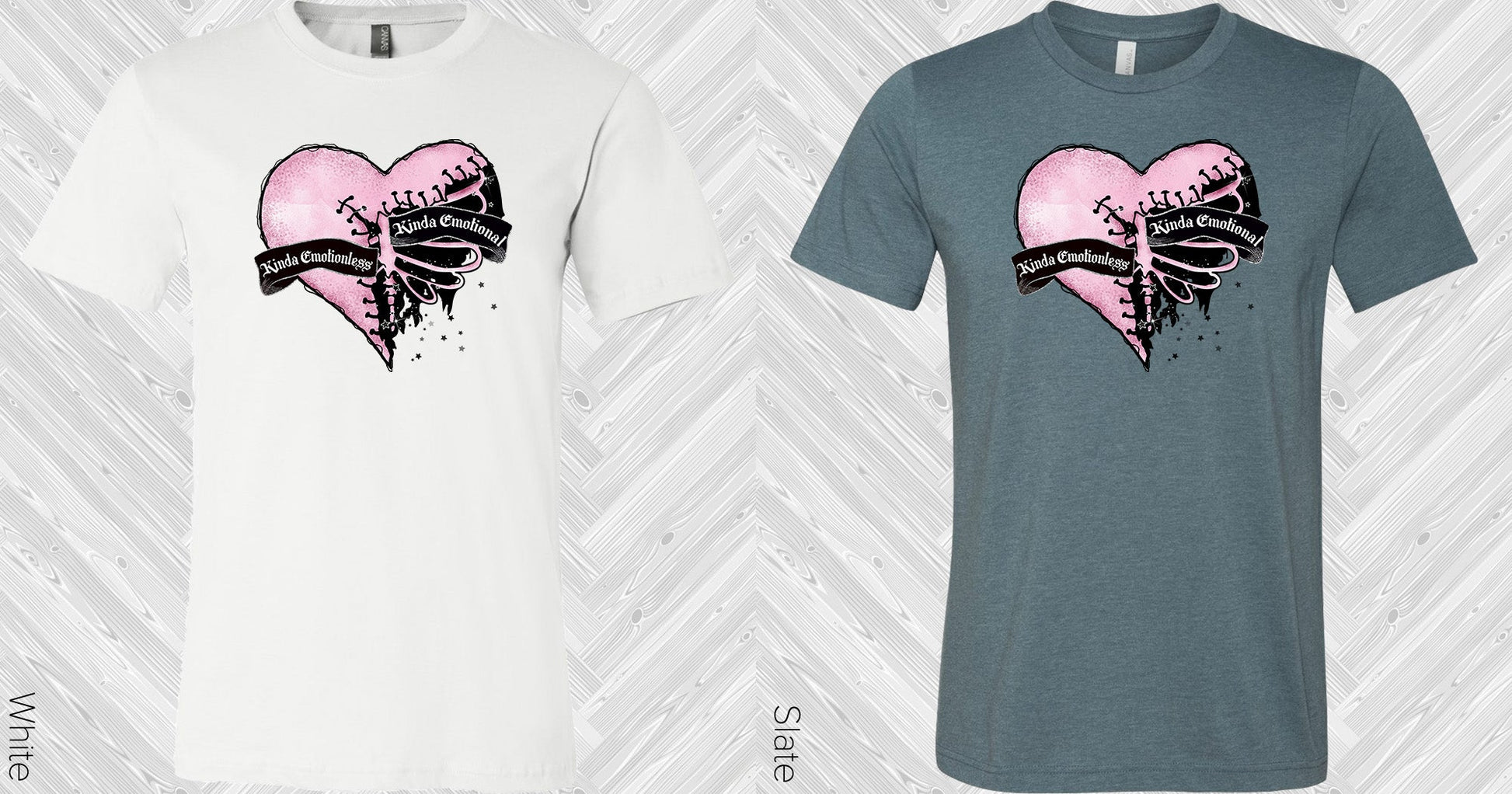 Kinda Emotional Emotionless Graphic Tee Graphic Tee