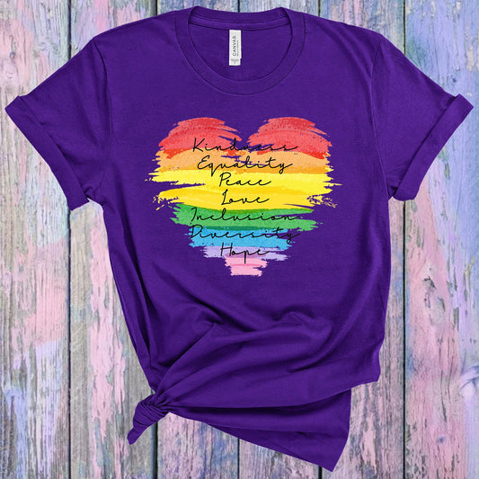 Kindness Equality Peace Graphic Tee Graphic Tee