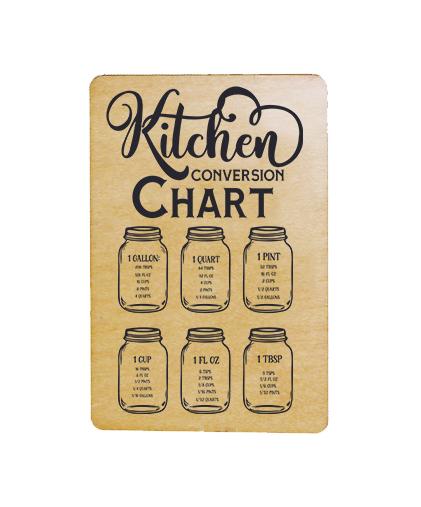 Kitchen Conversion Chart Magnet