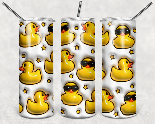 Ducks Puffy 20 oz Skinny Tumbler