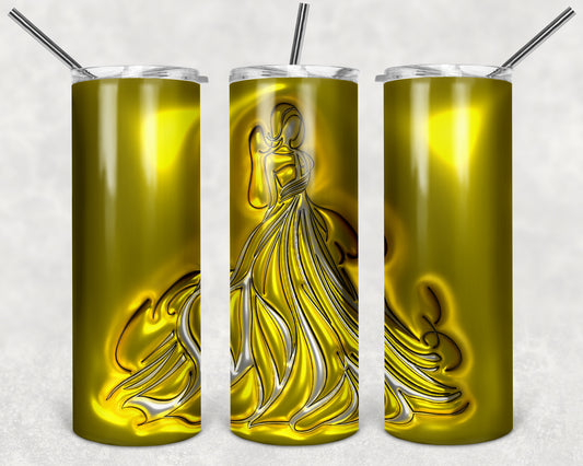 Bride Puffy 20 oz Skinny Tumbler