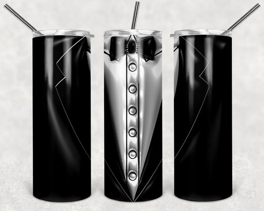 Groom Puffy 20 oz Skinny Tumbler