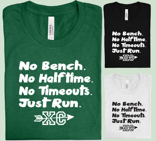 Just Run Graphic Tee