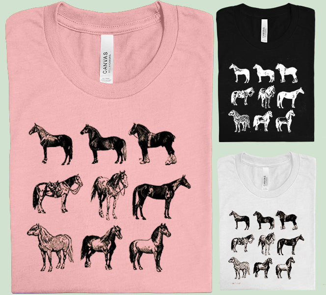 Horses Graphic Tee
