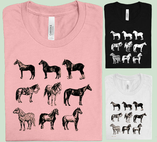 Horses Graphic Tee