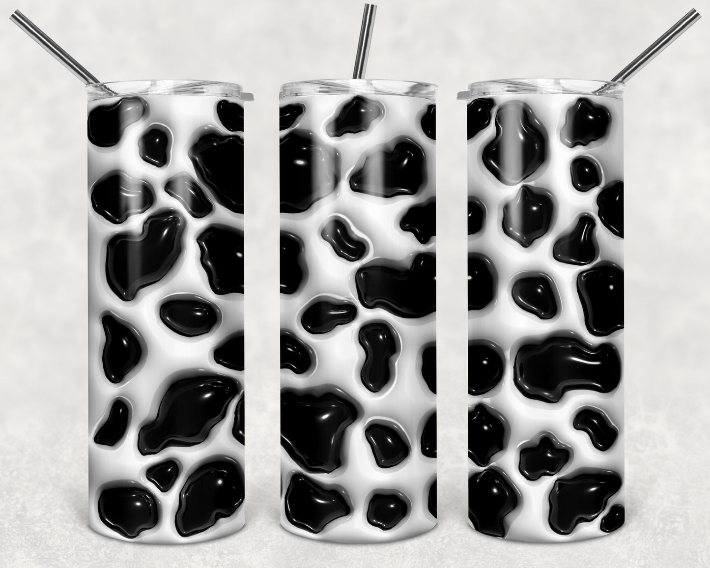 Cow Puffy 20 oz Skinny Tumbler