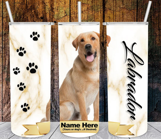 Labrador 20 Oz Skinny Tumbler