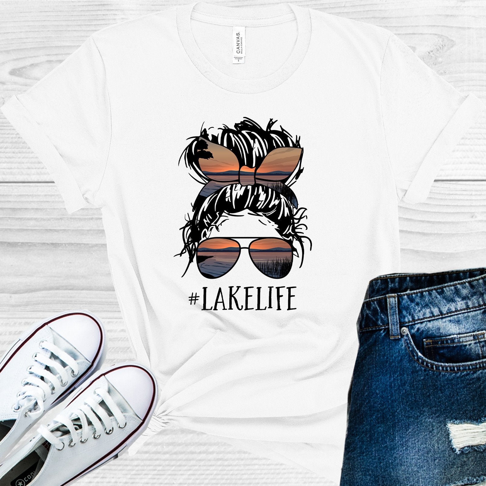 Lake Life #lakelife Graphic Tee Graphic Tee