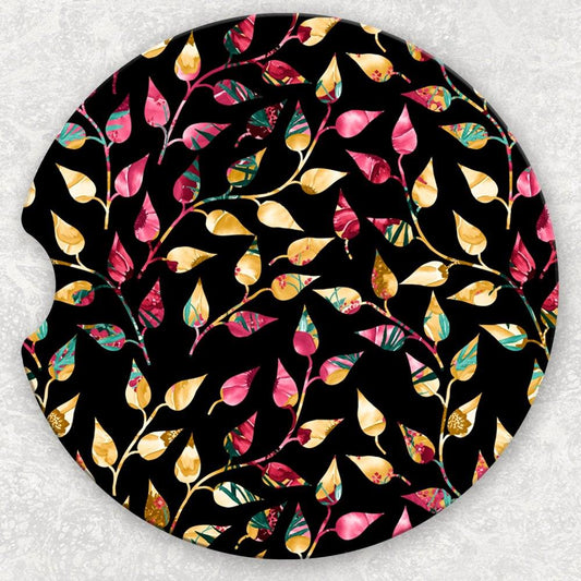 Car Coaster Set - Leaves