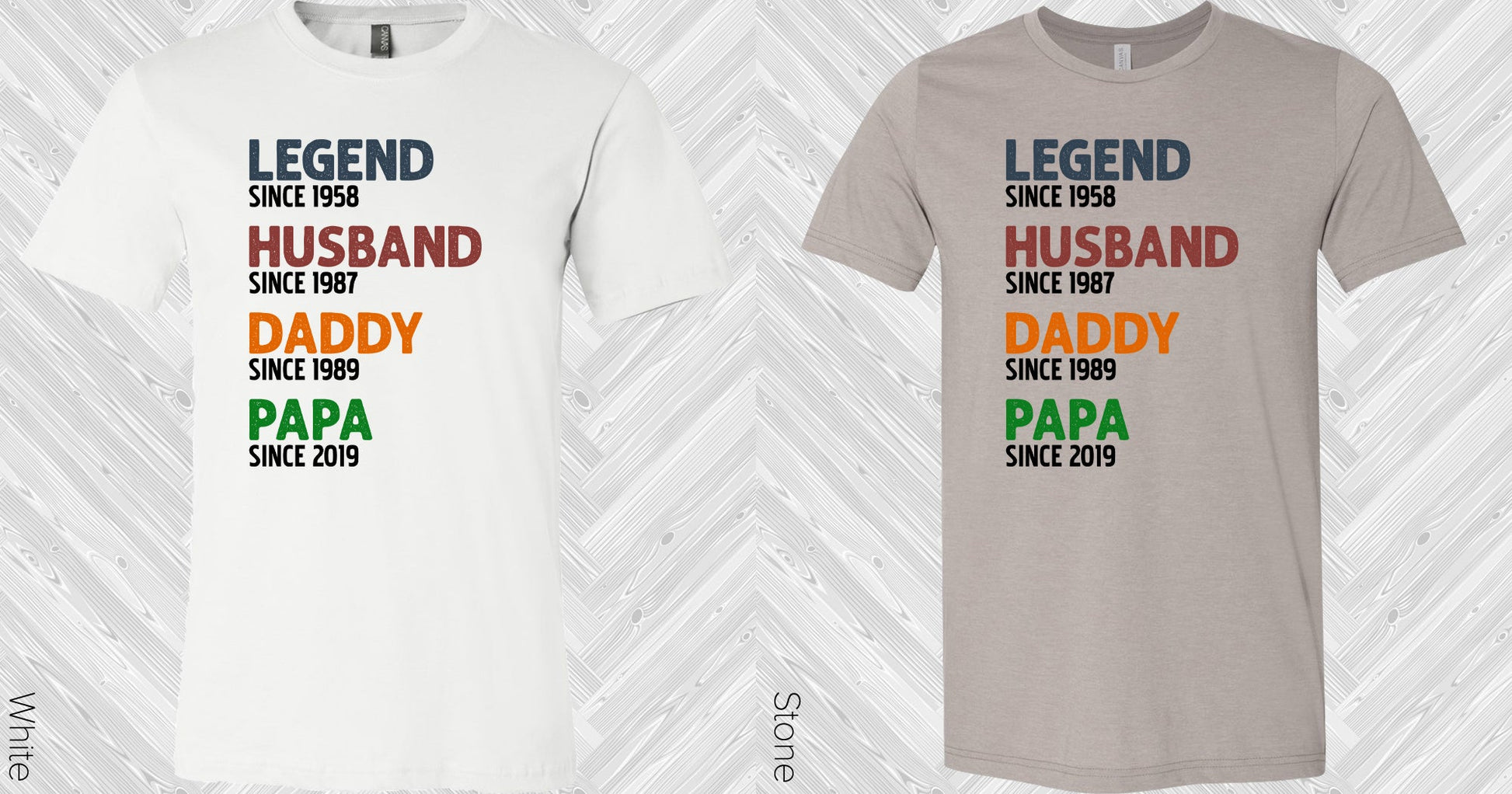 Legend Husband Daddy Papa Customized Graphic Tee Graphic Tee