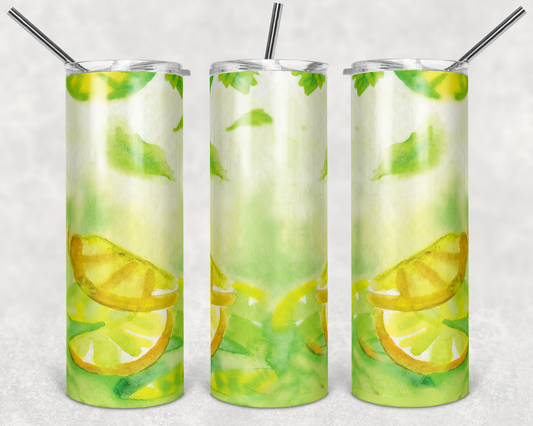 Lemons And Limes 20 Oz Skinny Tumbler