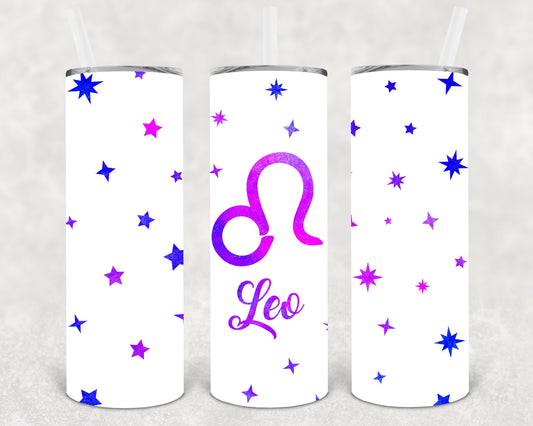 Leo 20 Oz Skinny Tumbler