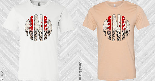 Leopard Baseball Monogram Graphic Tee Graphic Tee