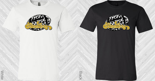 Leopard Football Steelers Graphic Tee (Other Teams Available) Graphic Tee