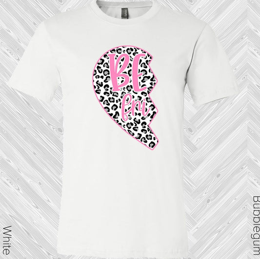 Leopard Heart Best Friend (Left Shirt In Photo) Graphic Tee Graphic Tee