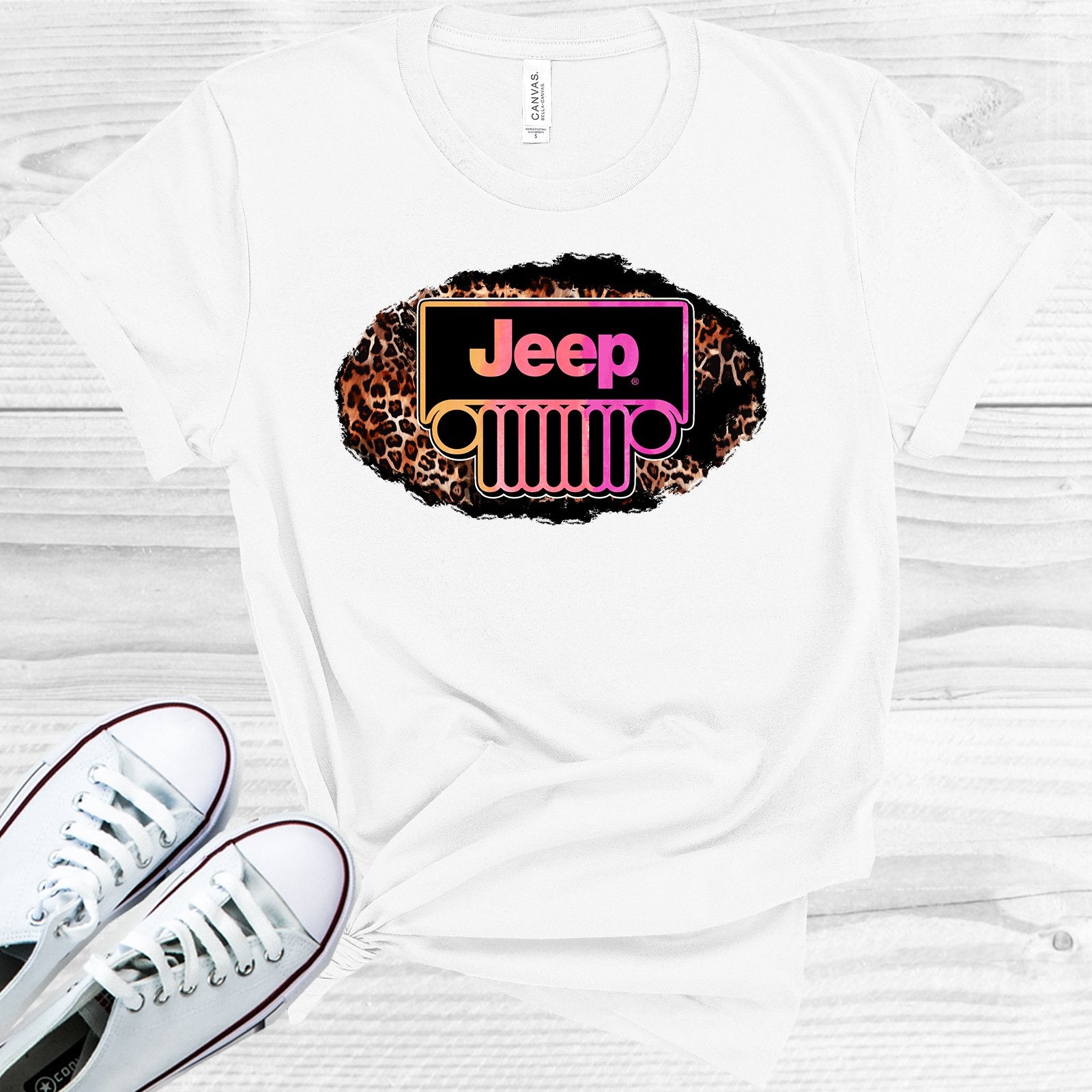 Leopard Jeep Graphic Tee Graphic Tee