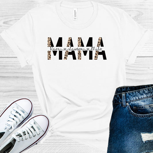 Leopard Mama Customized Graphic Tee Graphic Tee