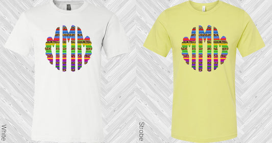 Leopard Serape Monogram Graphic Tee Graphic Tee