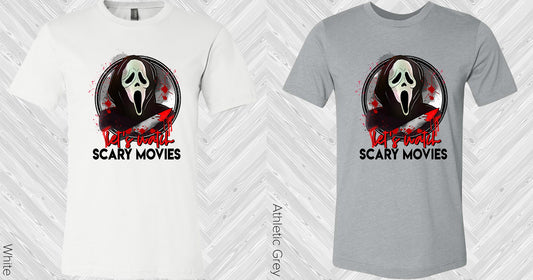 Lets Watch Scary Movies Graphic Tee Graphic Tee